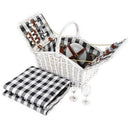 Alfresco 2 Person White Deluxe Outdoor Corporate Blanket Park