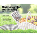 Alfresco 2 Person White Deluxe Outdoor Corporate Blanket Park
