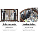 Alfresco 4 Person Wicker Outdoor Insulated Gift Blanket