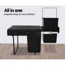 Pull Out Bin - Black (2x20L)