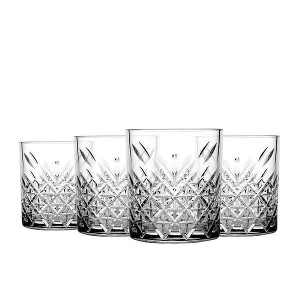 Pasabahce Timeless Double Old Fashioned Set of 4 - 345ml