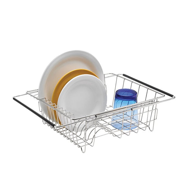 Polder Expandable In-Sink Dish Rack - 35x30x12.7cm - Stainless Steel