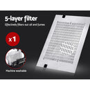 Fixed Range Hood Rangehood Stainless Steel Kitchen Canopy 60cm 600mm