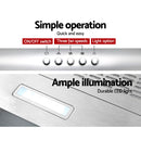 Fixed Range Hood Rangehood Stainless Steel Kitchen Canopy 60cm 600mm