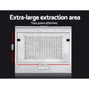 Fixed Range Hood Rangehood Stainless Steel Kitchen Canopy 60cm 600mm