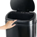 Motion Sensor Rubbish Bin - Black (58L)