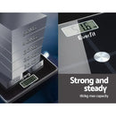 Electronic Digital Body Weight Scale Bathroom Scale-Black