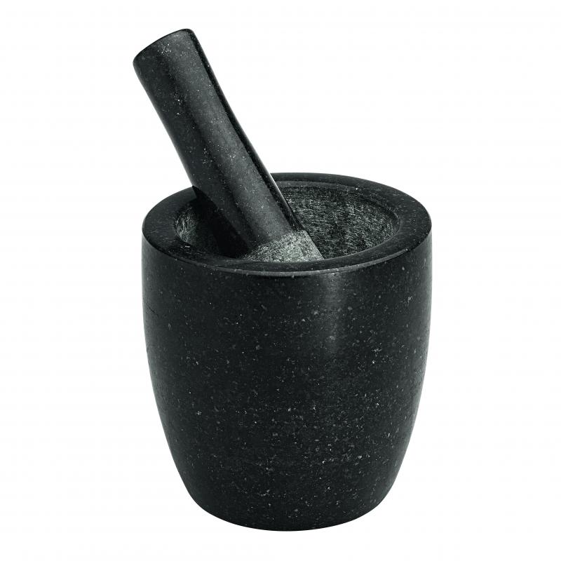 Avanti Black Conical Mortar & Pestle - 13cm