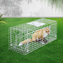 Animal Trap Cage 94 x 34 x 36cm  - Silver