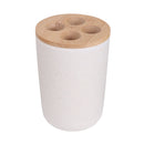 Eco Basics Toothbrush Caddy - White - White Magic