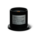 Le Desire Aromatherapie Maison Candle With Glass Dome Lid & Timber Wick - Volcano Flower Blood Orange - 283gr