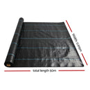 0.915m x 50m Weedmat Weed Control Mat Woven Fabric Gardening Plant