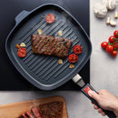Woll Diamond Lite Detachable Handle Induction Square Grill Pan - 28cm