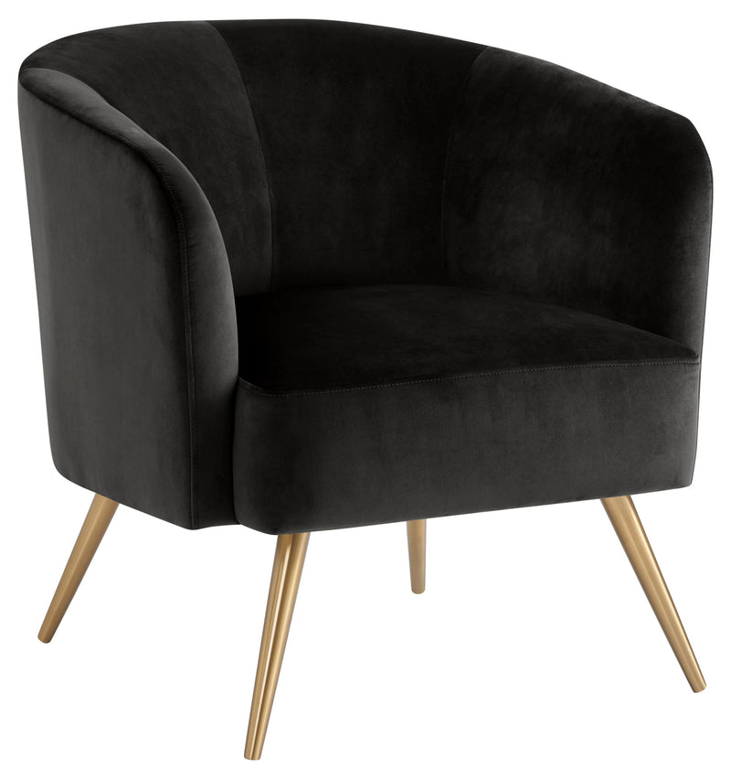 Harper Accent Chair - Dark Grey