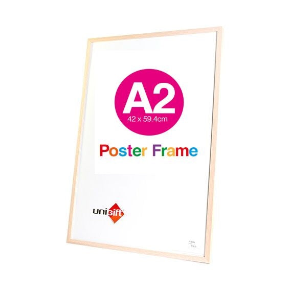 A2 Size Natural Poster Frame - 42x59.4cm-N.O.