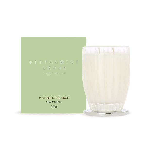 Peppermint Grove Australia - Coconut & Lime Soy Candle - 370g