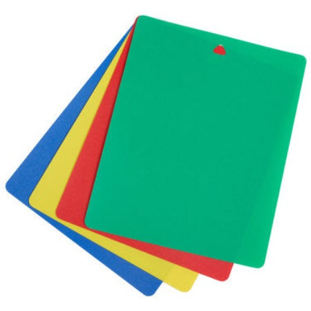 Appetito Flexible Cutting Boards 38x31cm - Set 4 - Blue, Green, Red & Yellow