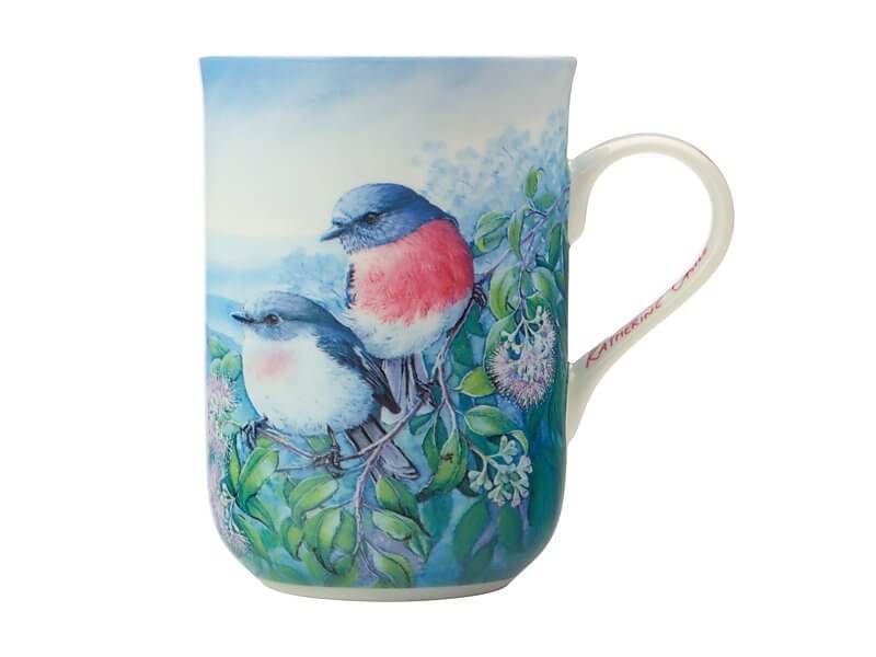 Maxwell & Williams Birds of Australia 10YR Anniversary Mug 300ml Rose Robin