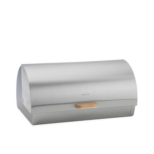 Ecology Acacia Provisions Stainless Steel Bread Bin