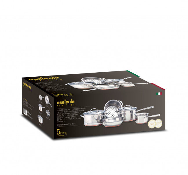 Essteele Per Vita 5 Piece Cookware Set (Made In Italy)