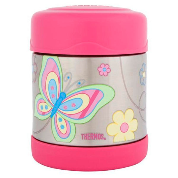 Thermos 290ML Funtainer Insulated Food Jar - Butterfly - Pink