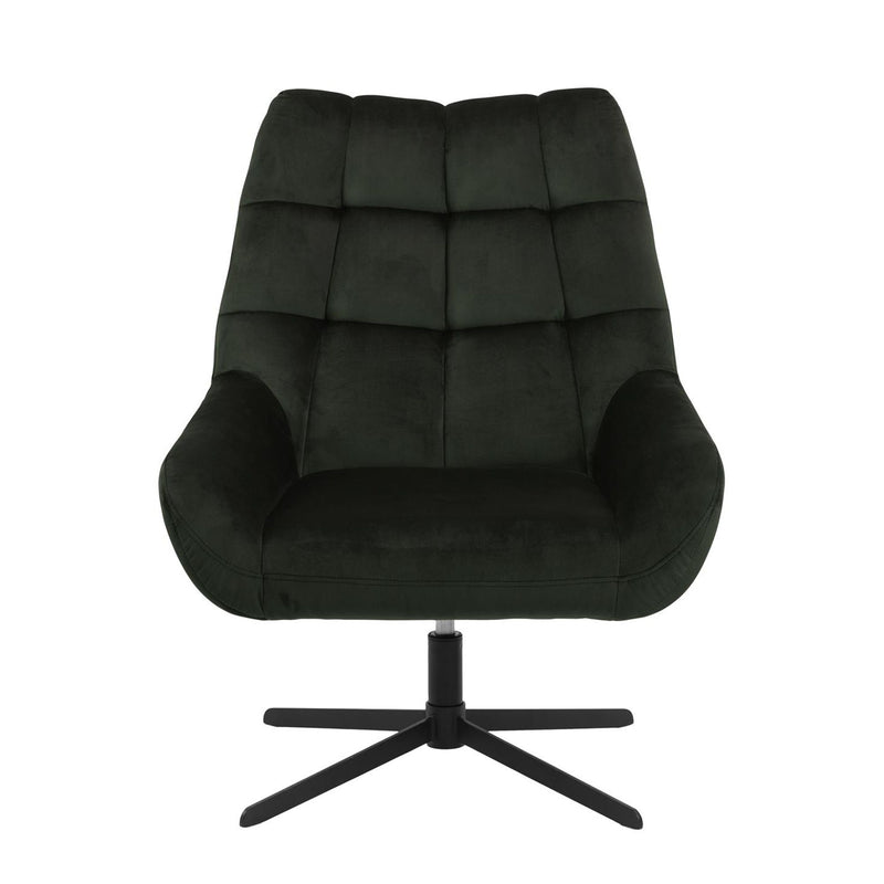 Harley Swivel Chair - Dark Green