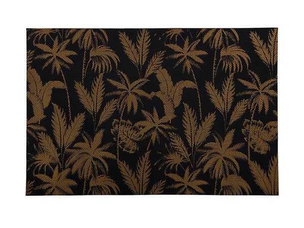 Maxwell & Williams Table Accents Jungle Placemat 45x30cm Black With Gold