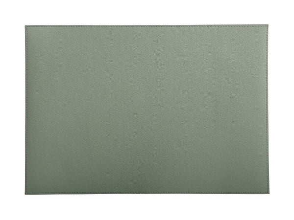 Maxwell & Williams Table Accents Leather Look Cowhide Placemat 43x30cm Sage