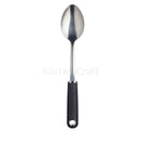 Mastercraft Soft-Grip Solid Cooking Spoon Stainless Steel