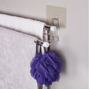 White Magic - I-Hook Double Towel Rail - Nano Suction Tech - Holds up to 8kg - 70cm - Stainless Steel Range