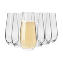 Krosno Harmony Stemless Flutes 250ml 6pc (Made in Poland)