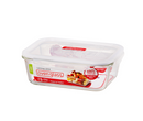 Lock & Lock Euro Glass Borosilicate Heat Resistant Glass Rectangular Container - 2L