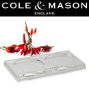 Cole & Mason Acrylic Salt & Pepper Mill Tray - 16.5x9.5cm