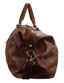 Pierre Cardin Cognac Leather Travel Bag - 54cm