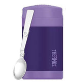 Thermos 470ml Funtainer Food Jar With Spoon - Stainless Steel - Purple