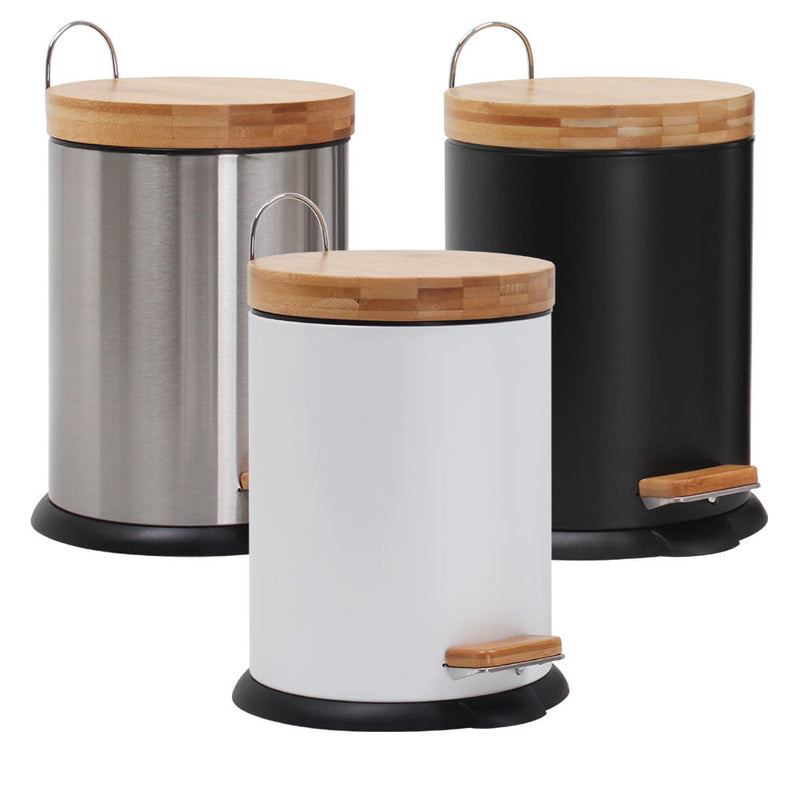 Eco Basics Rubbish Bin 3L - Stainless Steel