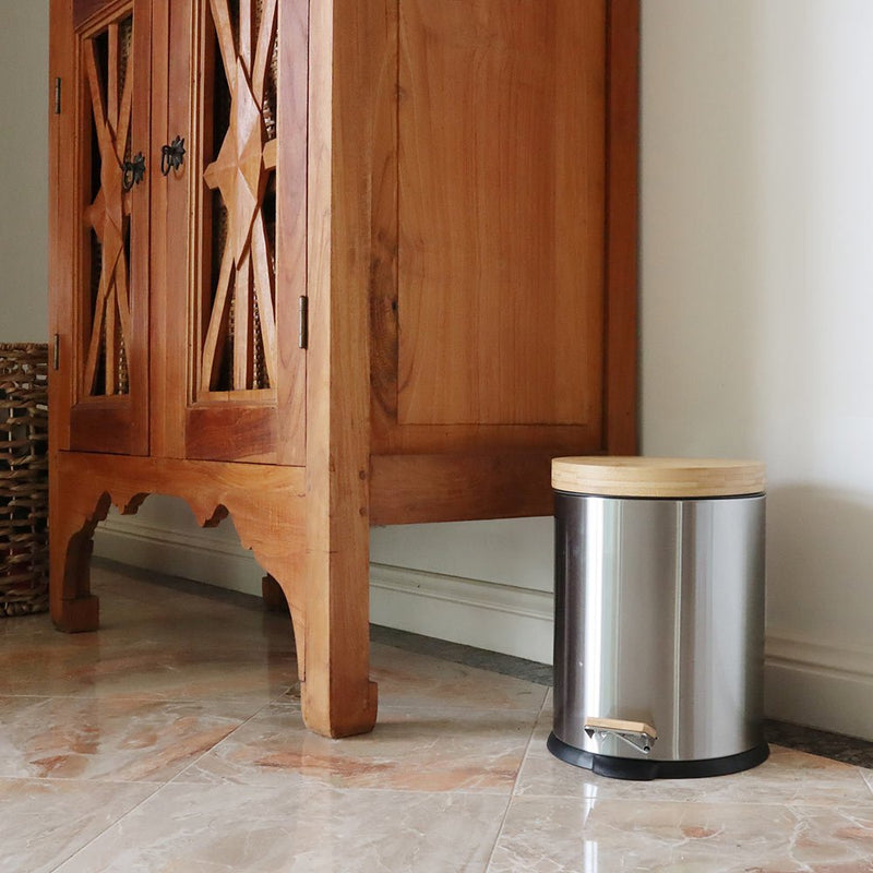 Eco Basics Rubbish Bin 3L - Stainless Steel