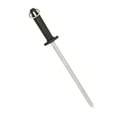 Mundial Butcher's Sharpening Steel - Black Handle 26cm