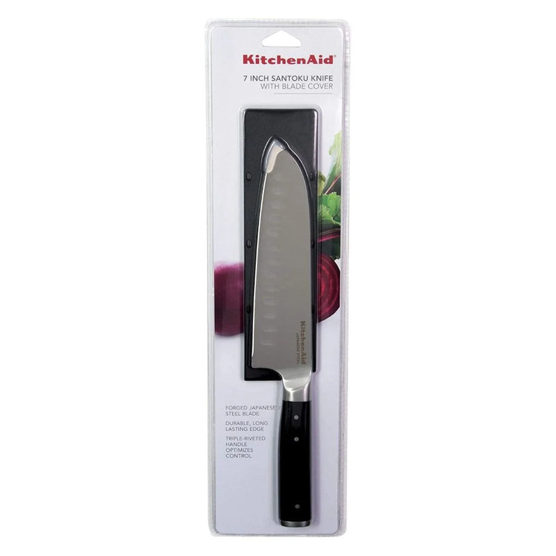 KitchenAid Gourmet Santoku Knife With Sheath - 18cm