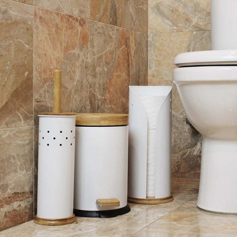 Eco Basics Toilet Set - White - White Magic