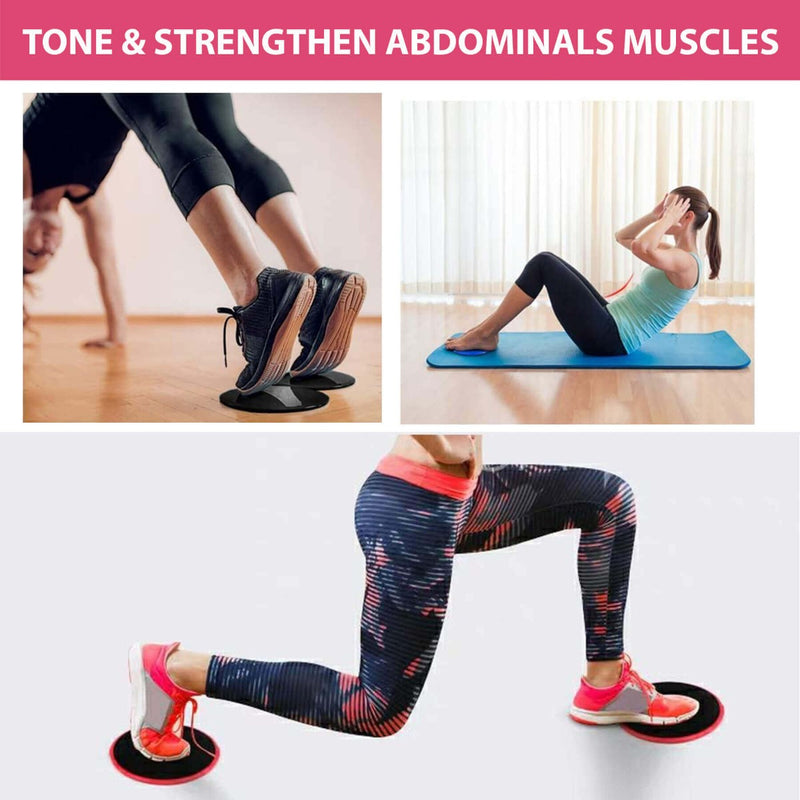 Fitness Bundle  22 Pieces Complete Home Workout Tube Booty Bands Heavy Duty Band Gliding Core Sliders Trigger Point Massage Therapy Ball