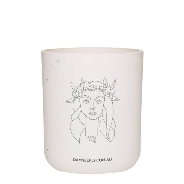 Damselfly Virgo Zodiac Scented Candle - 300g