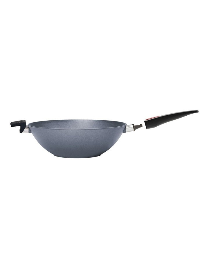 Woll Diamond Lite Detachable Handle Induction Wok With Lid - 34cm