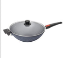 Woll Diamond Lite Detachable Handle Induction Wok With Lid - 34cm