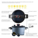 Woll Diamond Active Lite Fixed Handle Induction Low Pressure Casserole With Lid 28cm/5.5L